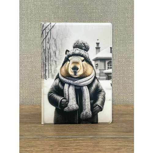 Обложка для паспорта серый 263₽