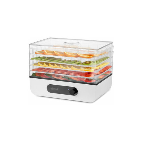 Сушка KITFORT Сушка для фруктов и овощей Kitfort КТ-1961-2 5под 400Вт белый 577000₽