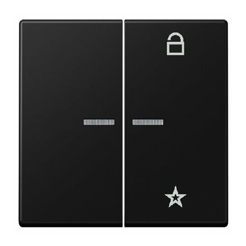 Интеллектуальный элемент управления черный A1701BFSWM Jung 4011377187931 29646₽