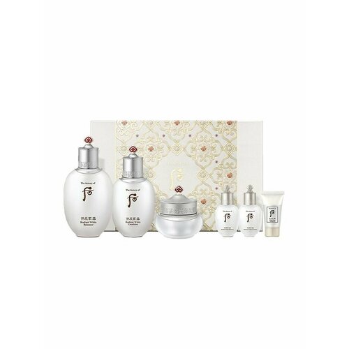 The History of Whoo Набор уходовой косметики осветляющий GONGJINHYANG SEOL WHITENING 3 PIECES SET whoo gongjinhyang seol осветляющий гель пилинг 100 мл