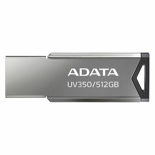 Флеш Диск A-Data 512GB UV350 AUV350-512G-RBK USB3.0 серебристый