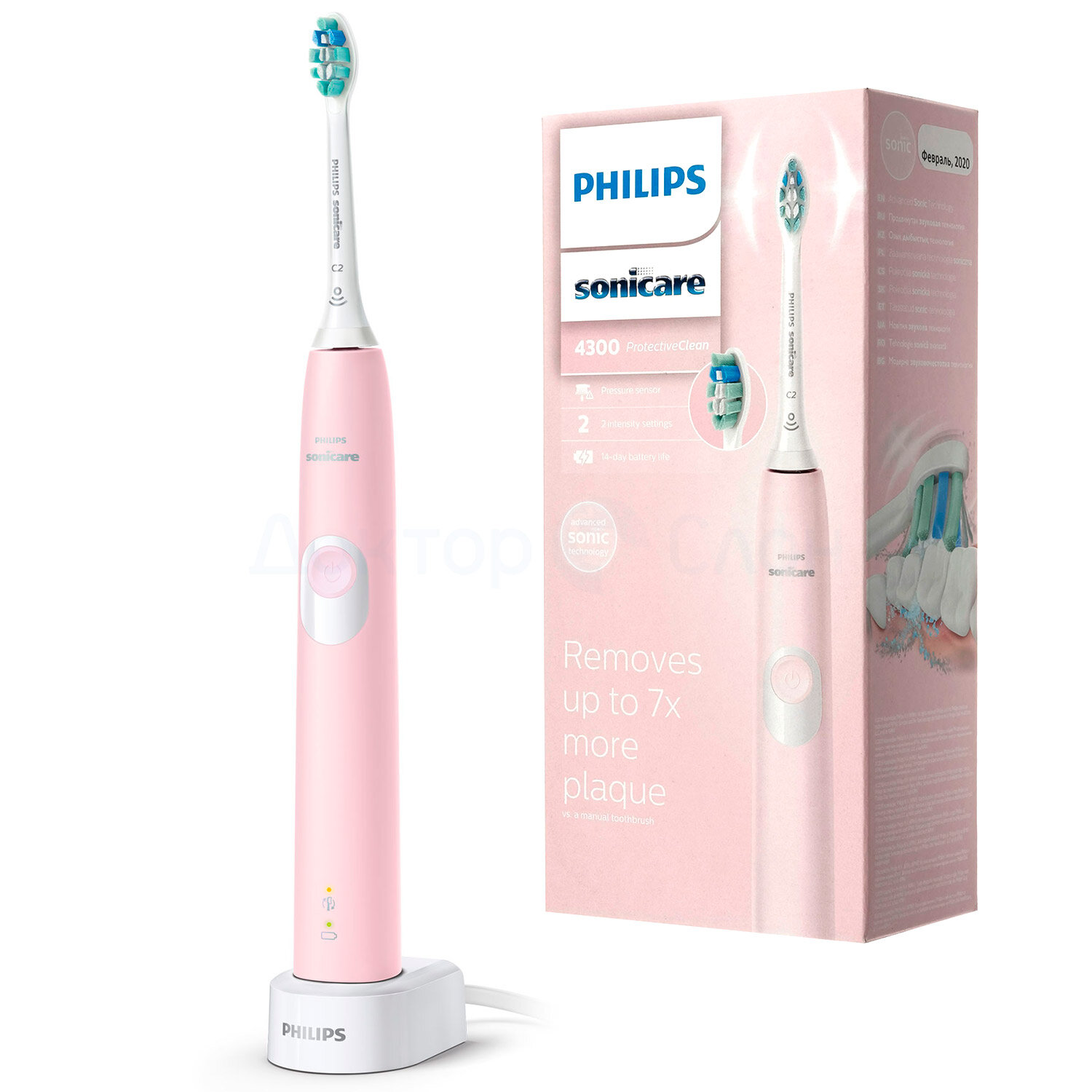 Электрическая зубная щетка Philips Sonicare HX6806/04 ProtectiveClean 4300