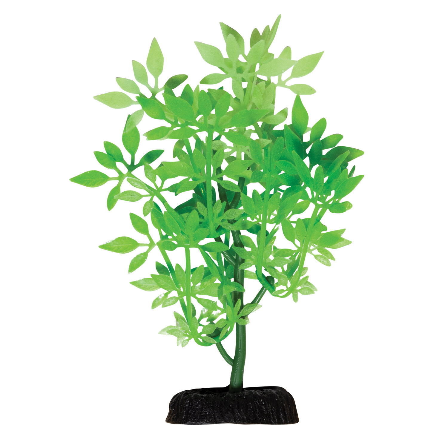 Растение силиконовое "Микрантемум", зеленое, 13 см