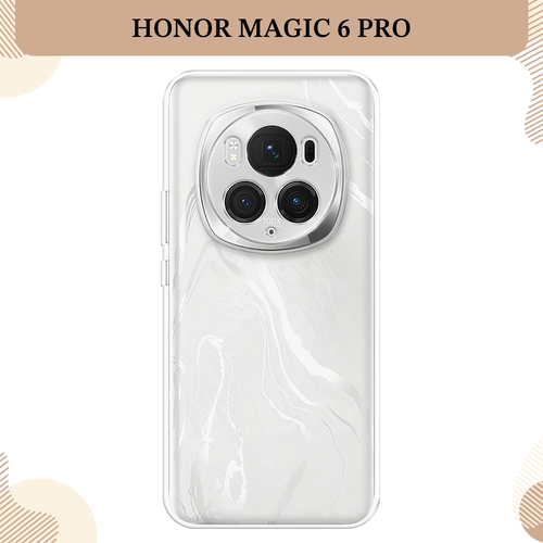 Силиконовый чехол на Honor Magic 6 Pro / Хонор Меджик 6 Про, прозрачный силиконовый чехол на honor magic 6 pro хонор меджик 6 про прозрачный