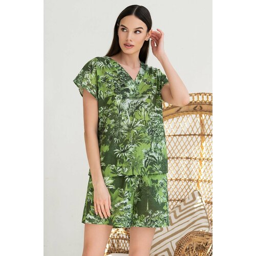 Пижама MIA-AMORE, размер 2XL, зеленый