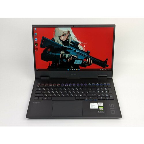 156 Ноутбук HР OМEN Laрtор 15-ek1009TX Intel Core i7-10870H RTX 3070 16GB RAM SSD 512GB 1920x1080 FHD IPS 144Hz Win 11 Home 10518300₽