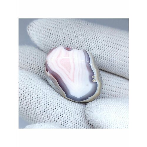 Розовый Агат, галтовка 1.5-2.5 см, 1 шт