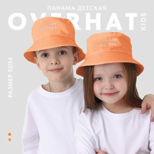 фото Панама overhat "chillin", размер 54, оранжевый