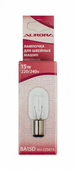 Лампочка для шв. машин цокольная AU-225615