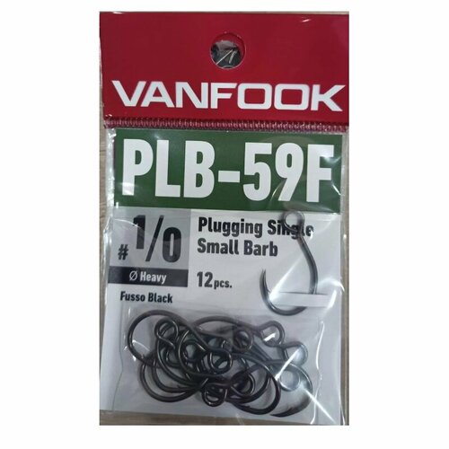 Крючки Vanfook PLB-59F fusso black #1/0