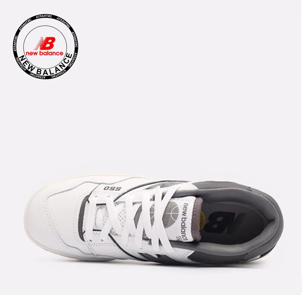 Кроссовки New Balance 550, размер 6.5 US, белый, — фото 1