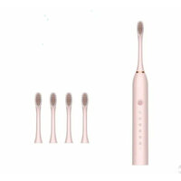 Ультразвуковая зубная щетка Sonic Toothbrush X-3, Global, pink rose