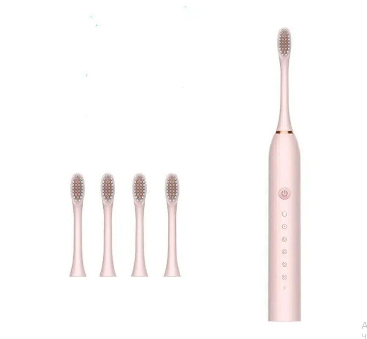 Ультразвуковая зубная щетка Sonic Toothbrush X-3, Global, pink rose