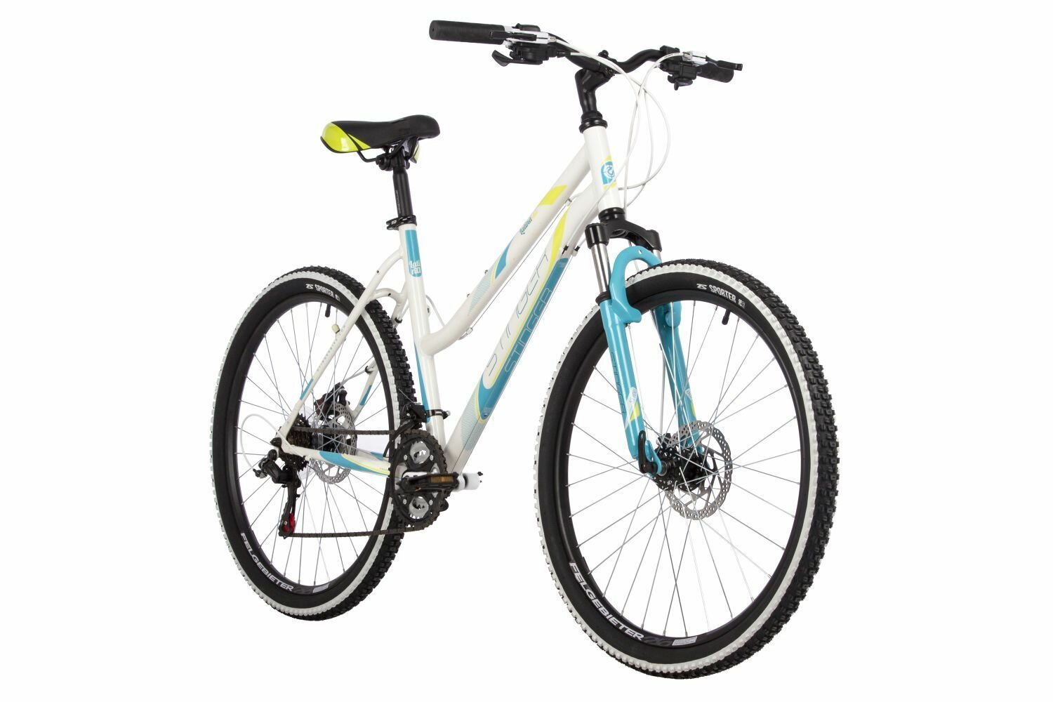 фото Велосипед STINGER 26" LATINA D белый, сталь, размер 15"