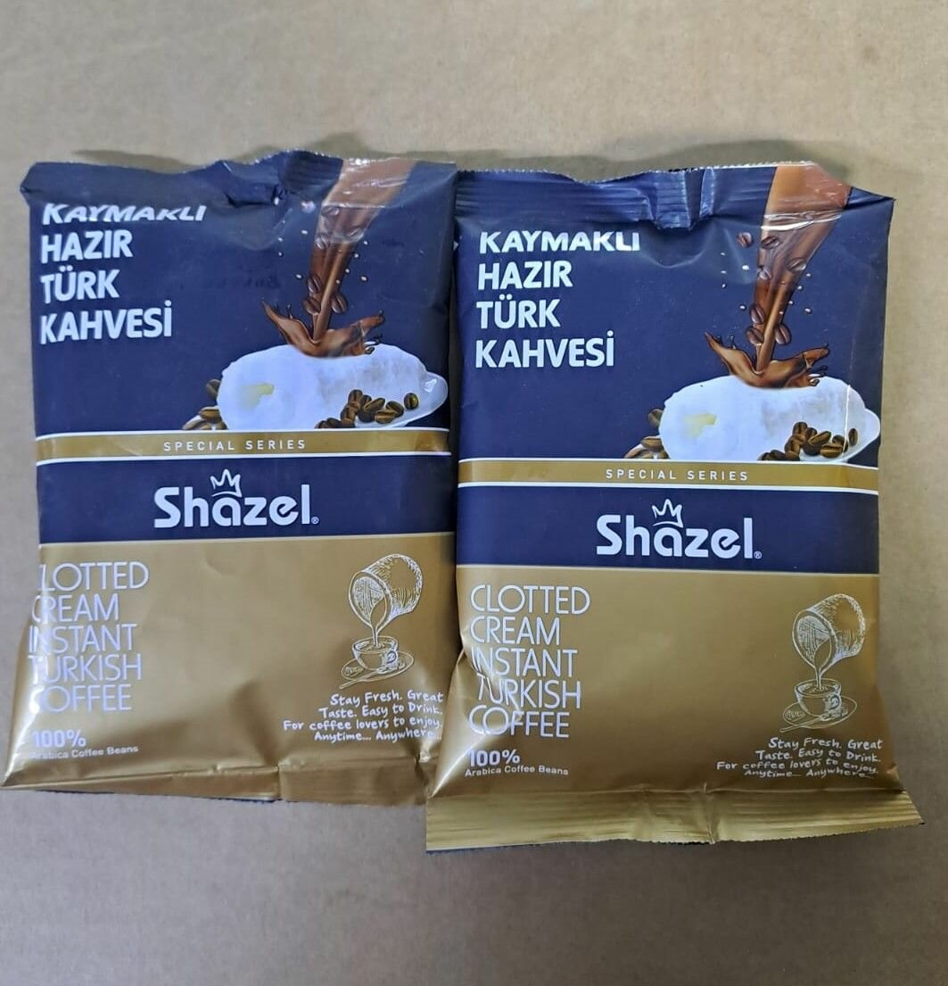 Кофе молотый Shazel со вкусом сливки 2 штук по100г