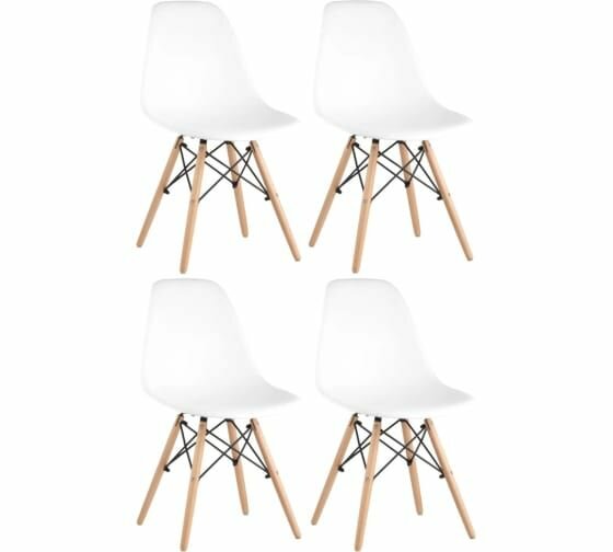 Комплект стульев RIDBERG DSW EAMES 4 шт. (White)