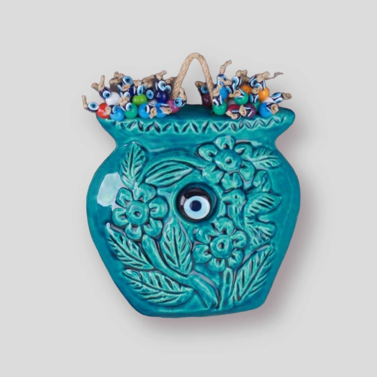 фото Панно оберег из керамики, Цветы