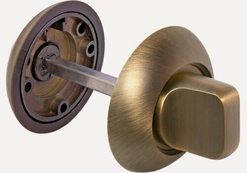 Изображение товара Завертка фиксатор дверная MORELLI для межкомнатных дверных защелок, замков, задвижек MH-WC COF, цвет кофе