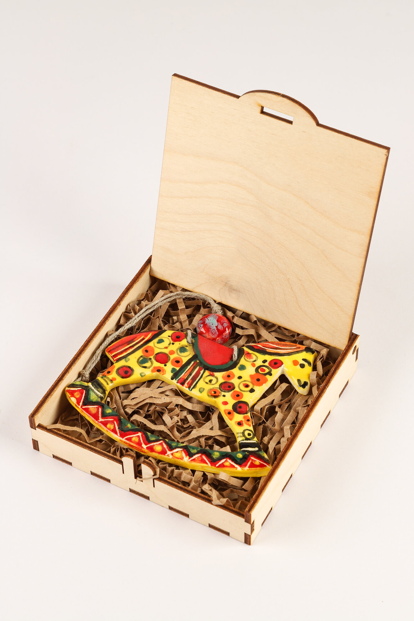 Ёлочная игрушка Лошадка-качалка — фото 1