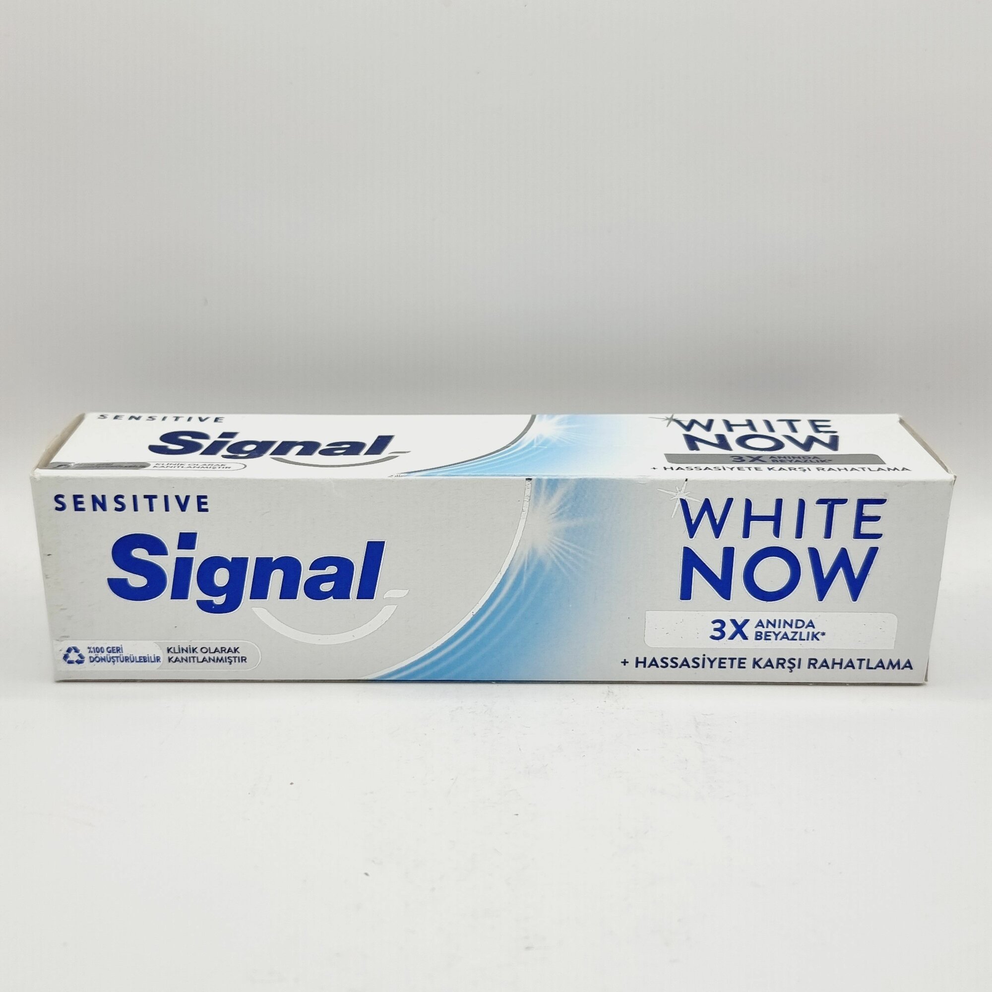 Signal White Now Sensitive Мгновенное отбеливание против пятен 75 мл (Болгария)