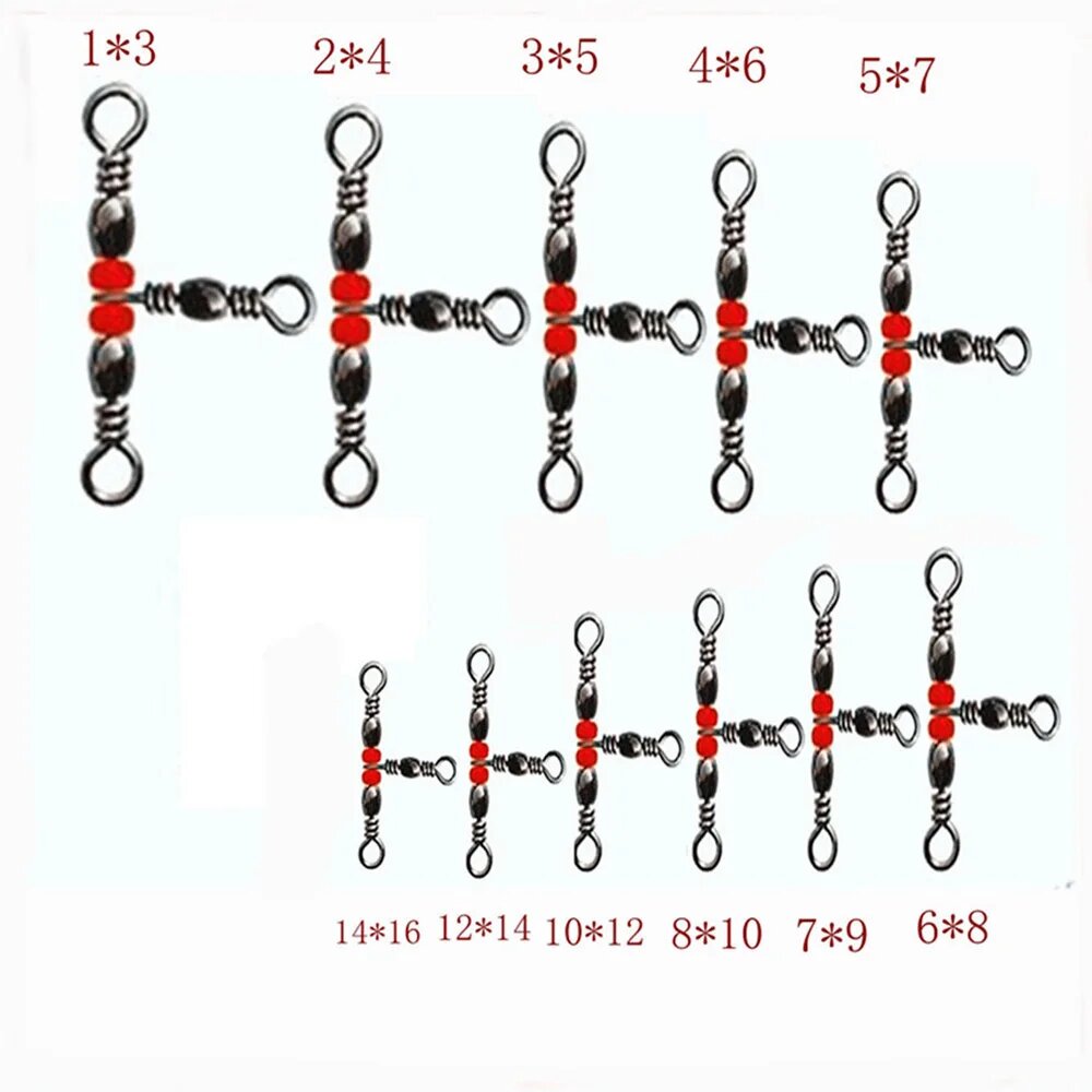 Тройные рыболовные крючки из нержавеющей стали 2 шт 21x14mm