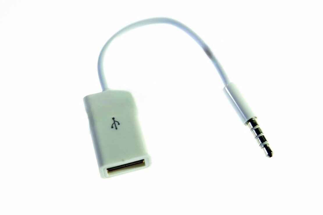 Кабель USB на джек 3.5 для автомагнитол