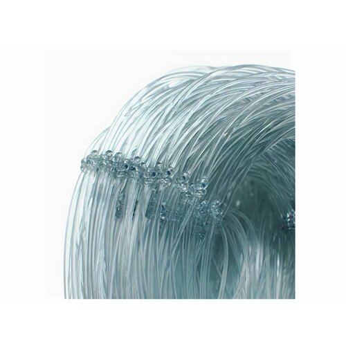 Полотно лесковое 1*1 метр, 10 ячейка, толщина 0,15 мм для рыболовного паука-подъёмника для ловли корюшки с большим провисом