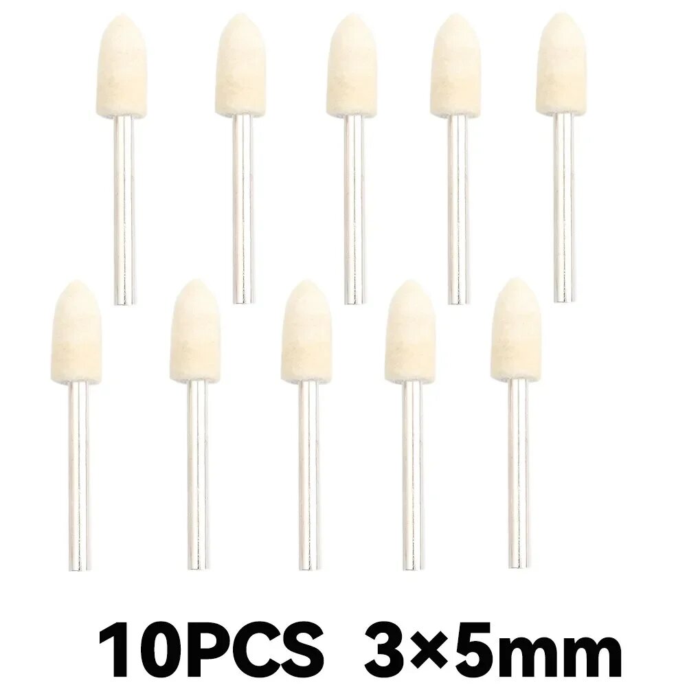 Шлифовальные насадки Dremel войлочные 10 шт 3x5mm