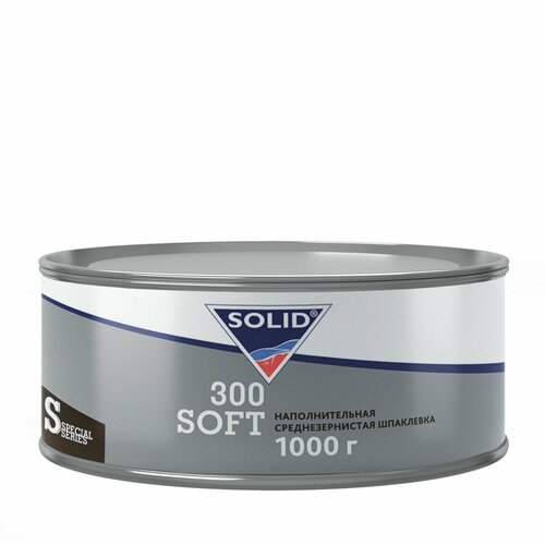 Автомобильная наполнительная среднезернистая шпатлевка SOLID 300 SOFT 1 кг 1237₽