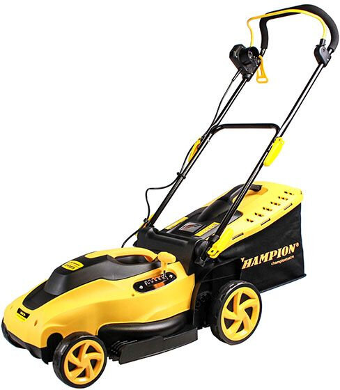 CHAMPION Газонокосилка эл. EM3815 { 16 кВт пласт+ткань