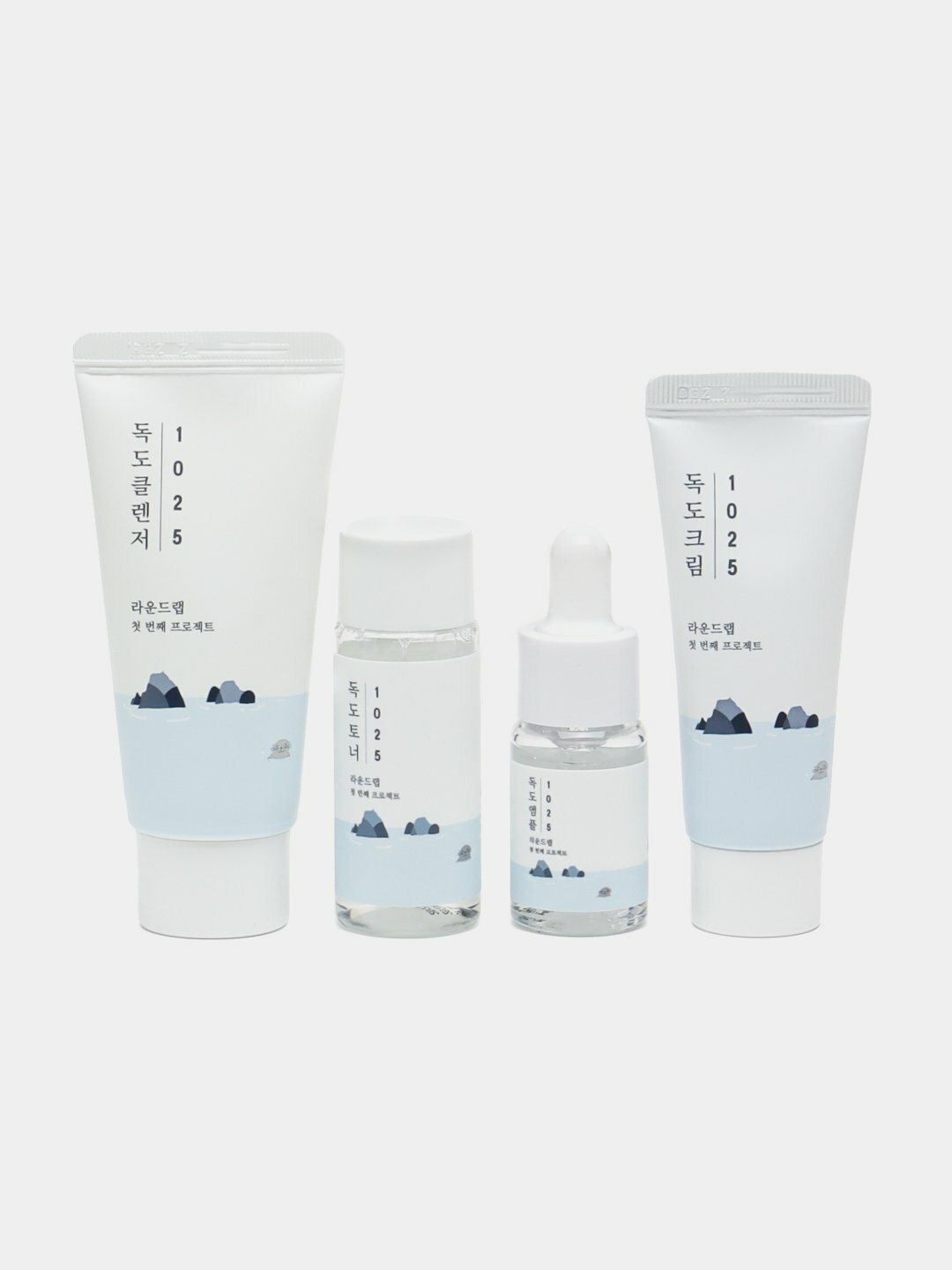 Набор уходовых средств, с морской водой Round Lab 1025 Dokdo Trial Kit — фото 1