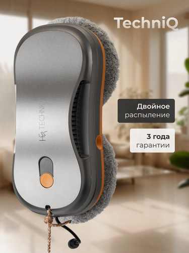 Изображение товара Робот мойщик окон c двойным распылением, для окон, кафеля, зеркал, сухая и влажная очистка, автоматическая подача воды.