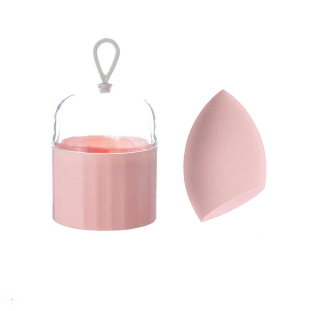 Набор спонжей 3 шт велюровых для макияжа в индивидуальных футлярах.