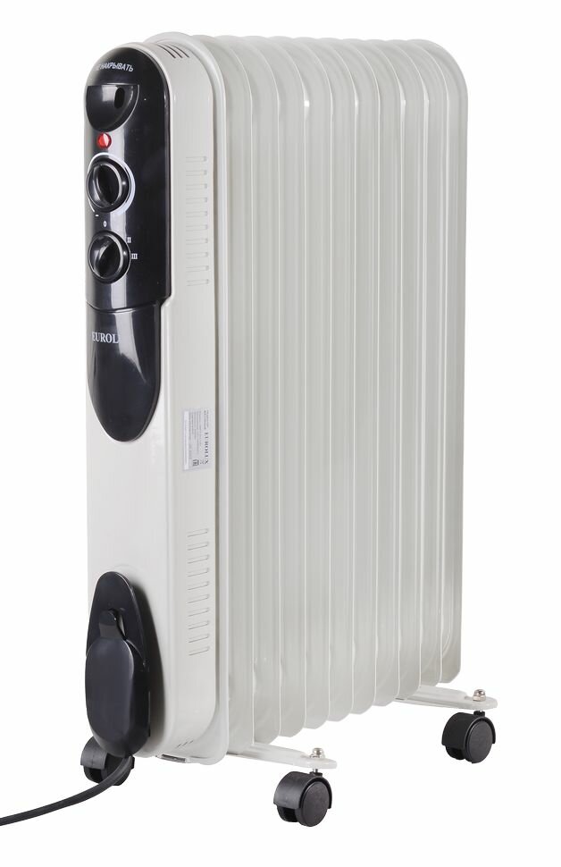 Радиатор масляный 12 секц. 2500Вт ОМПТ-EU-12Н EUROLUX 67/3/20