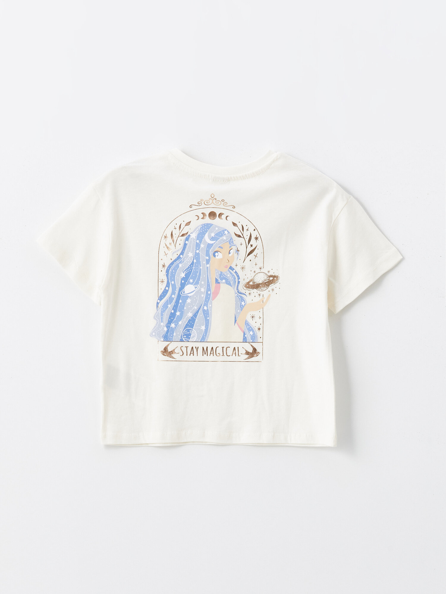 Футболка LC Waikiki, размер 13-14 лет, ecru — фото 1