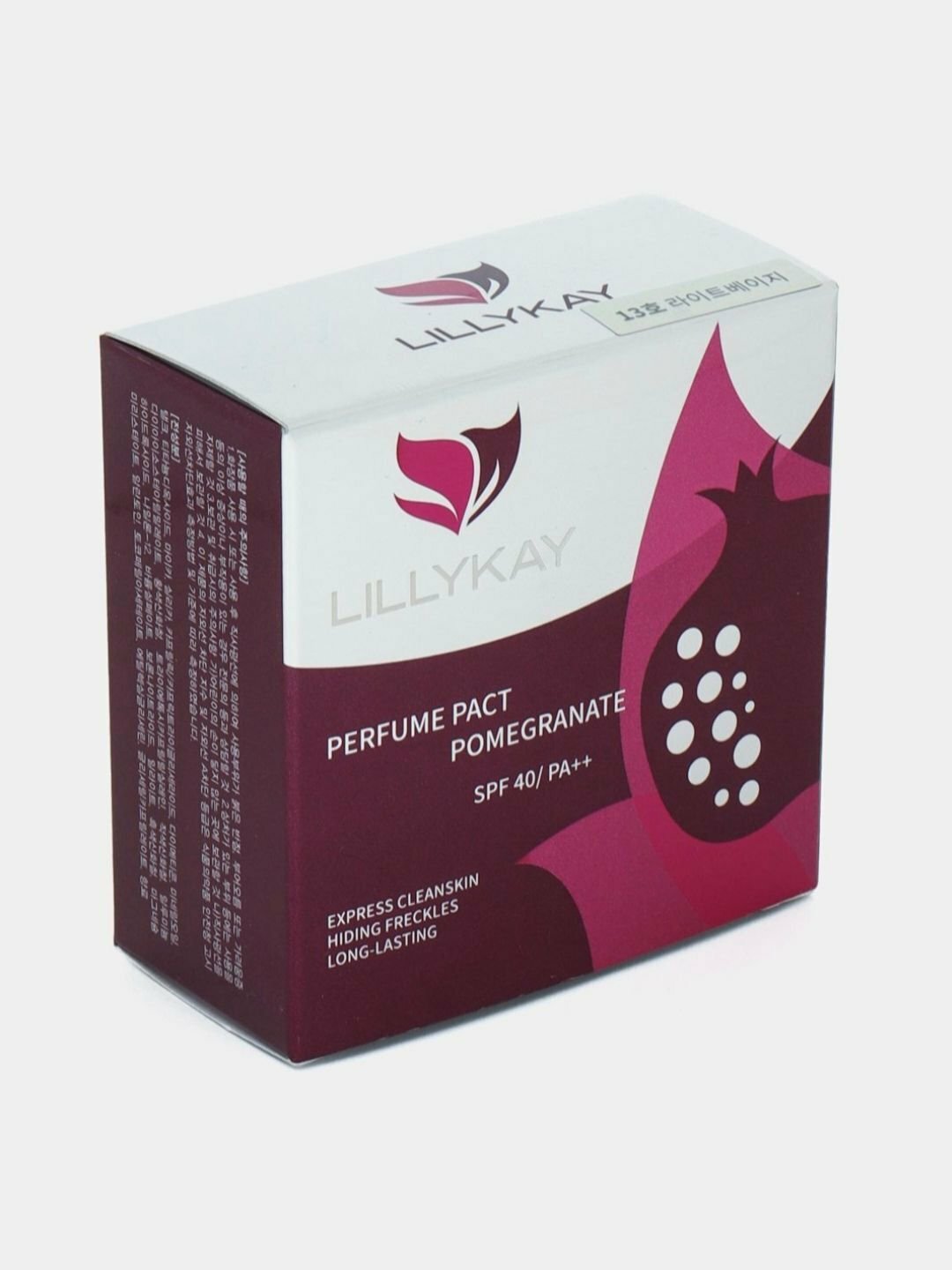 Пудра Lillykay "Collagen Essence Two Cake", SPF40, легкий уход за кожей N21