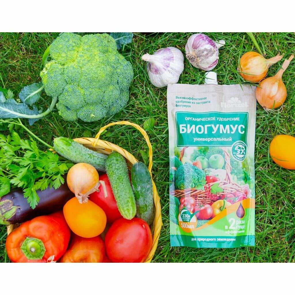 Удобрение Биогумус гель 500 мл Florizel универсальное