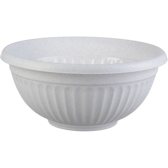 Кашпо-миска Idea ливия D300мм 5л М 3193 Мраморный