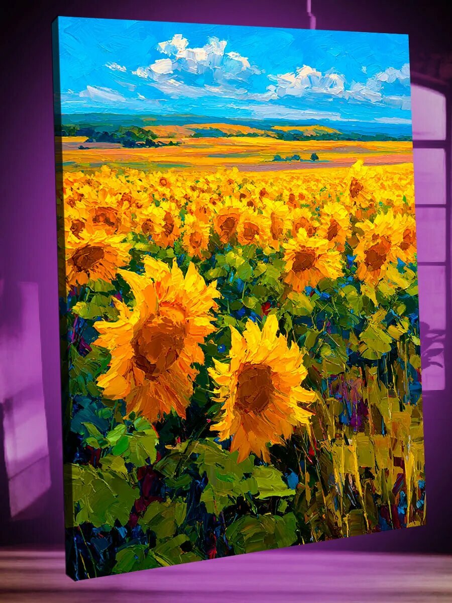 Интерьерная картина Подсолнухи