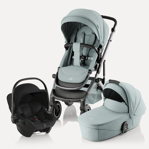 Изображение товара Детская коляска 3в1 Britax Römer Smile 5Z, цвет Harbor Blue / 2025 (Бирюзовый)
