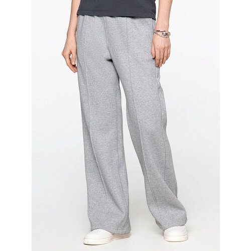 фото Брюки streetbeat pant straight fleece, размер s, серый