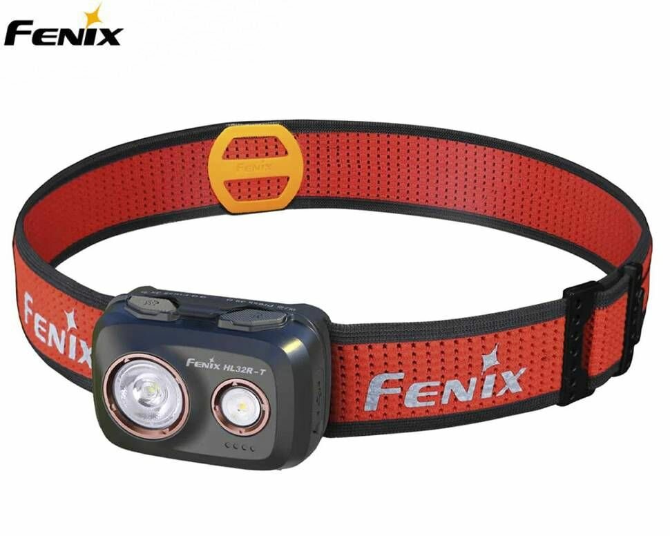 Налобный фонарь Fenix HL32R-T Black, Li-po 1900 mAh, 132 метра, 800 люмен (Комплект)