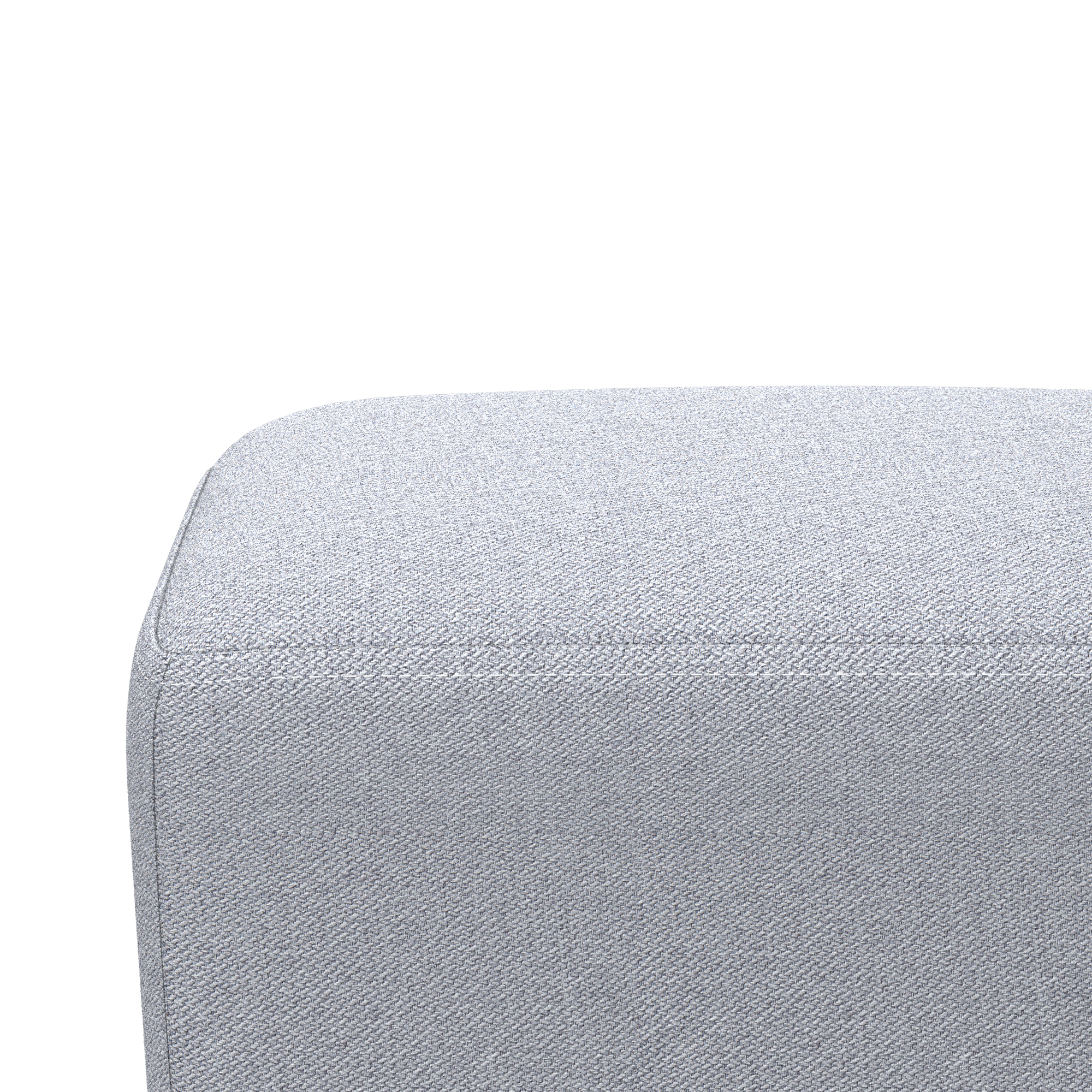 Пуф Pragma Tilim для гостиной/прихожей, ШхГхВ 56x36х41 см, обивка: текстиль, серый