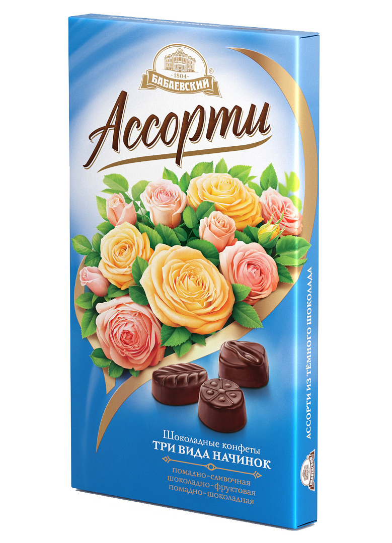 Конфеты Бабаевский Букеты шоколадное ассорти, 300 г - фото №3