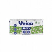 Туалетная бумага Veiro NoName 3 слоя 8 рулонов
