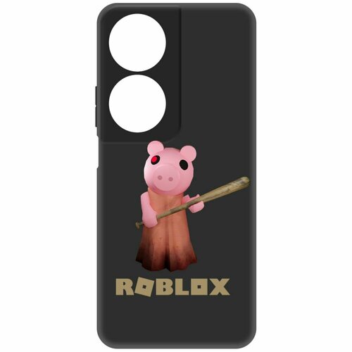 Чехол-накладка Krutoff Soft Case Roblox-Пигги для Honor X7b черный