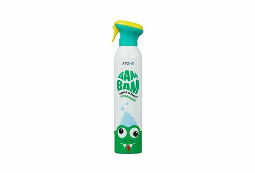 ATONO2 Детское средство для умывания лица и тела с ароматом перечной мяты Bam Bam Bubble Cleanser Spearmint