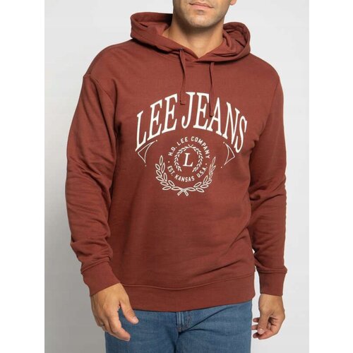 фото Лонгслив lee, размер xxl, коричневый