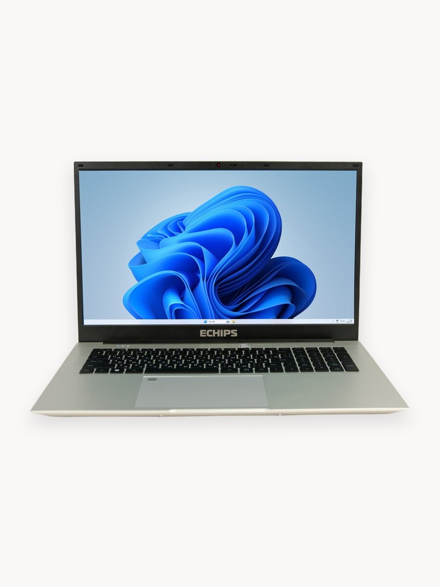 18.5" Ноутбук ECHIPS Max, Intel N100, RAM 16 ГБ, SSD 512 ГБ, IPS Full HD 1920x1080, Windows 11 Home