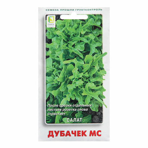 Семена Салат Дубачек, 1 г 3 шт семена салат листовой дубачек раннеспелые 1 гр х 2 уп